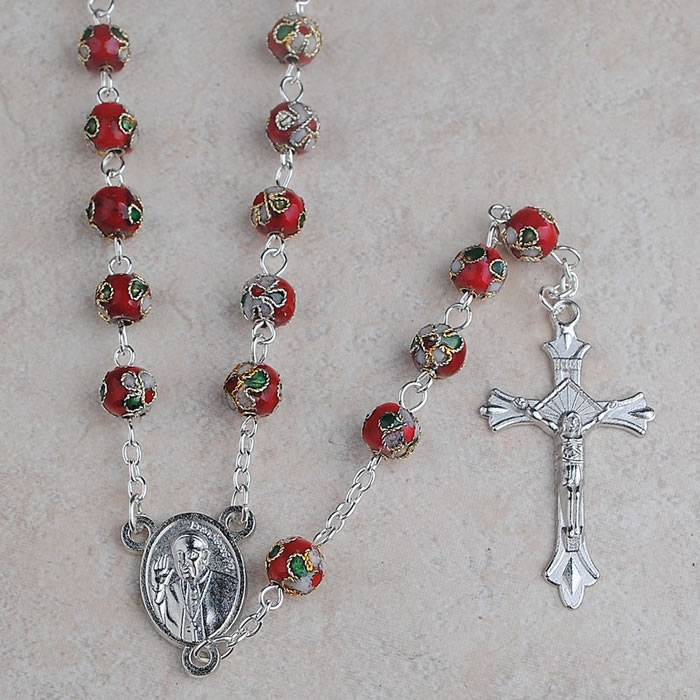 ,Cloisonne beads rosary